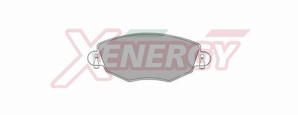 Jogo de 4 pastilhas de travão XENERGY ref. X40765
