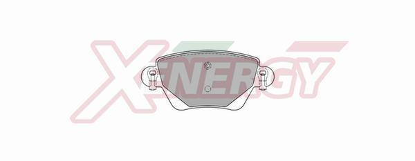 Jogo de 4 pastilhas de travão XENERGY ref. X40767
