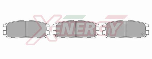 Jogo de 4 pastilhas de travão XENERGY ref. X40776
