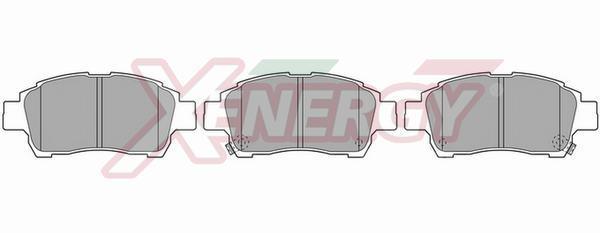 Jogo de 4 pastilhas de travão XENERGY ref. X40780