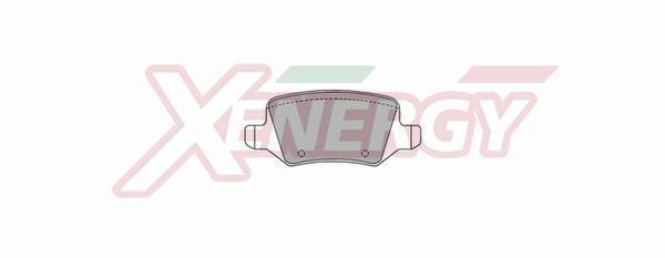 Jogo de 4 pastilhas de travão XENERGY ref. X40783