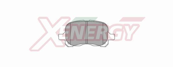 Jogo de 4 pastilhas de travão XENERGY ref. X40808