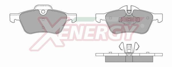 Jogo de 4 pastilhas de travão XENERGY ref. X40812
