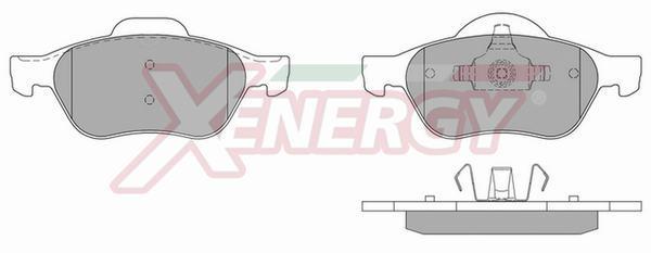 Jogo de 4 pastilhas de travão XENERGY ref. X40815