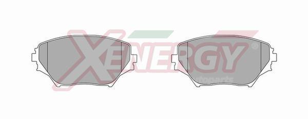 Jeu de 4 plaquettes de frein XENERGY X40825