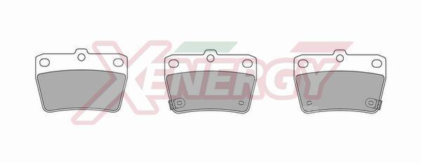 Jogo de 4 pastilhas de travão XENERGY ref. X40826