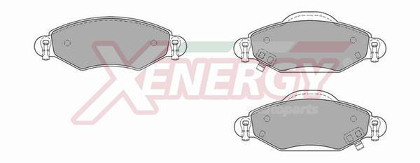 Jogo de 4 pastilhas de travão XENERGY ref. X40829
