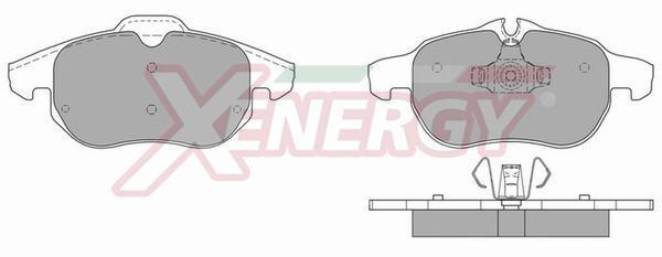 Jogo de 4 pastilhas de travão XENERGY ref. X40830