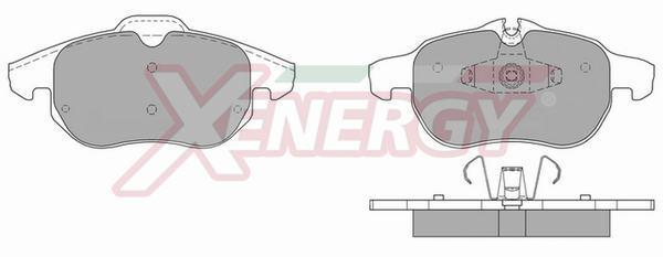 Jogo de 4 pastilhas de travão XENERGY ref. X40831