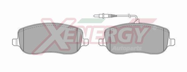 Jogo de 4 pastilhas de travão XENERGY ref. X40835
