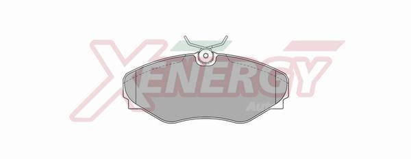 Jogo de 4 pastilhas de travão XENERGY ref. X40838