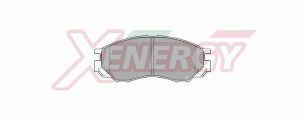 Jogo de 4 pastilhas de travão XENERGY ref. X40848