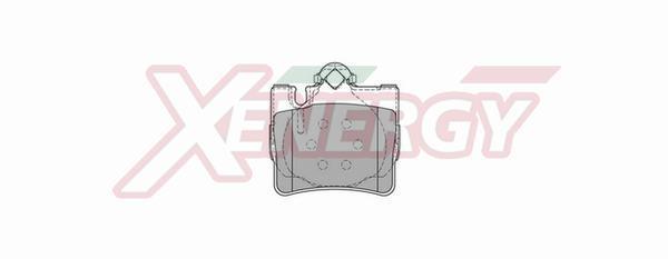 Jeu de 4 plaquettes de frein XENERGY ref. X40857