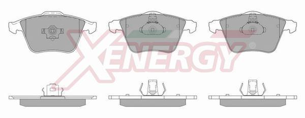 Jeu de 4 plaquettes de frein XENERGY ref. X40861