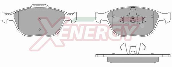 Jogo de 4 pastilhas de travão XENERGY ref. X40863