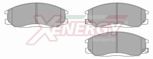 Jogo de 4 pastilhas de travão XENERGY ref. X40869