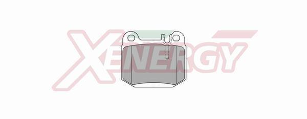 Jogo de 4 pastilhas de travão XENERGY ref. X40877