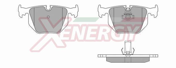 Jogo de 4 pastilhas de travão XENERGY ref. X40883