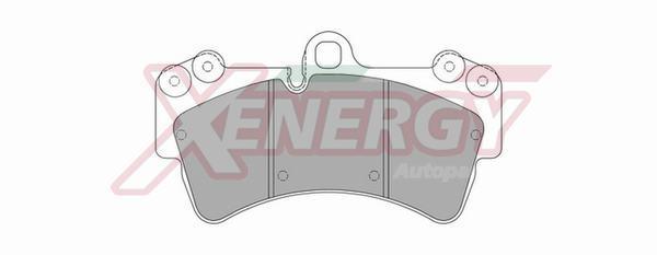 Jogo de 4 pastilhas de travão XENERGY ref. X40894