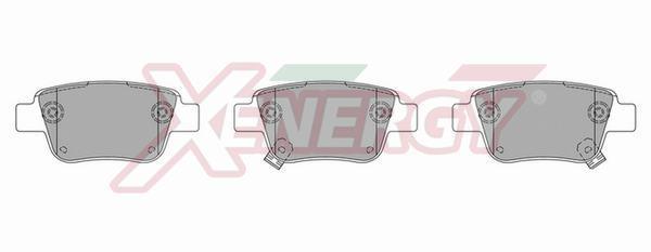 Jogo de 4 pastilhas de travão XENERGY ref. X40910