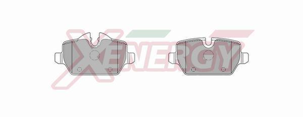 Jogo de 4 pastilhas de travão XENERGY ref. X40917