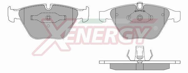 Jogo de 4 pastilhas de travão XENERGY ref. X40918