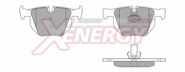Jogo de 4 pastilhas de travão XENERGY ref. X40920