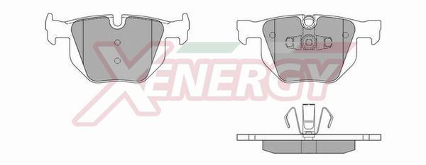 Jeu de 4 plaquettes de frein XENERGY ref. X40921