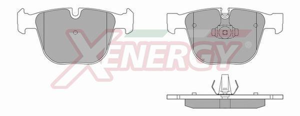 Jogo de 4 pastilhas de travão XENERGY ref. X40922