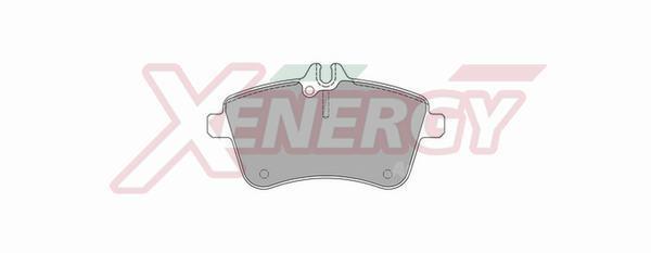 Jeu de 4 plaquettes de frein XENERGY ref. X40929