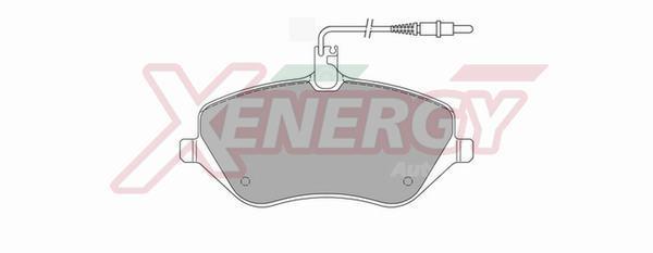 Jogo de 4 pastilhas de travão XENERGY ref. X40934
