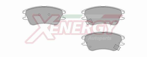 Jeu de 4 plaquettes de frein XENERGY ref. X40947