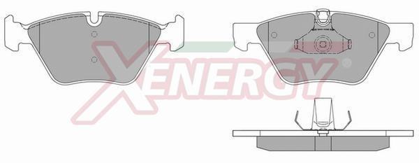 Jeu de 4 plaquettes de frein XENERGY ref. X40949