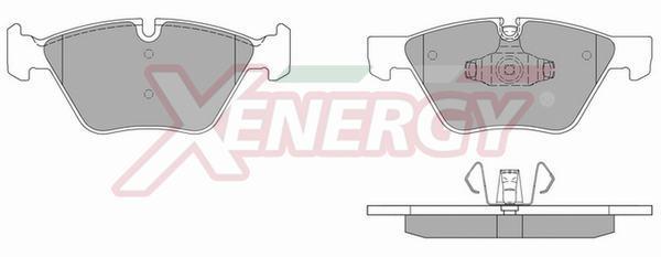 Jogo de 4 pastilhas de travão XENERGY ref. X40950