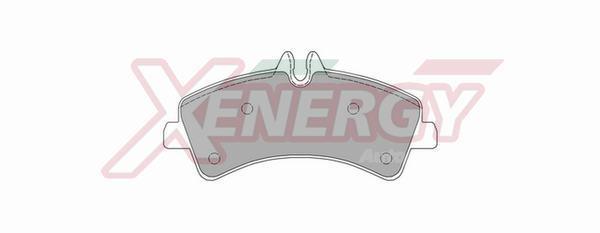 Jogo de 4 pastilhas de travão XENERGY ref. X40964
