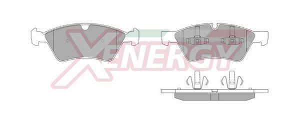 Jogo de 4 pastilhas de travão XENERGY ref. X40974