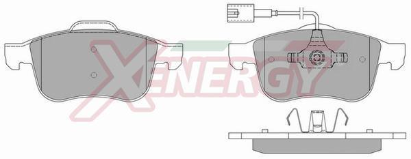 Jogo de 4 pastilhas de travão XENERGY ref. X40976