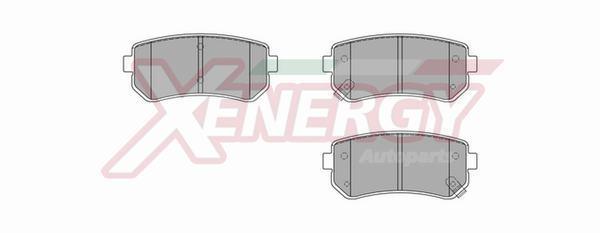 Jogo de 4 pastilhas de travão XENERGY ref. X40985