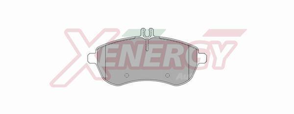 Jogo de 4 pastilhas de travão XENERGY ref. X40988