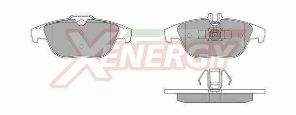 Jogo de 4 pastilhas de travão XENERGY ref. X40989