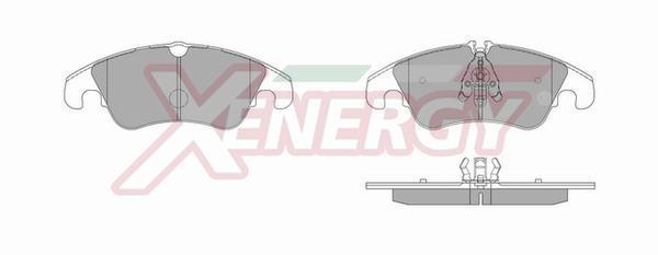 Jogo de 4 pastilhas de travão XENERGY ref. X40999