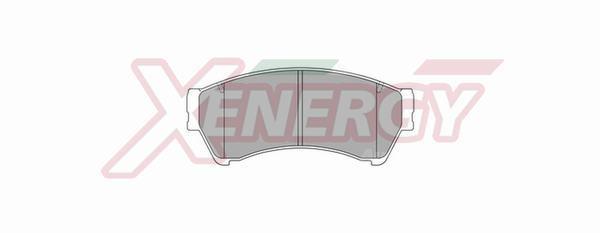 Jeu de 4 plaquettes de frein XENERGY ref. X41014