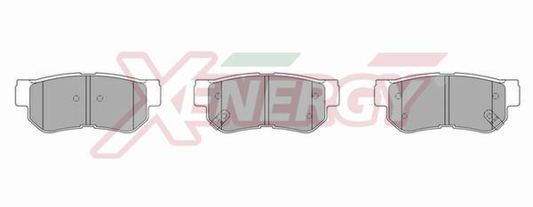 Jogo de 4 pastilhas de travão XENERGY ref. X41019