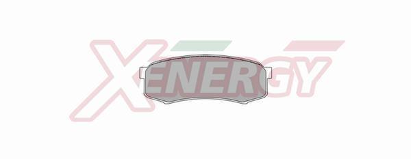 Jeu de 4 plaquettes de frein XENERGY ref. X41025
