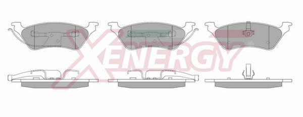 Jogo de 4 pastilhas de travão XENERGY ref. X41039