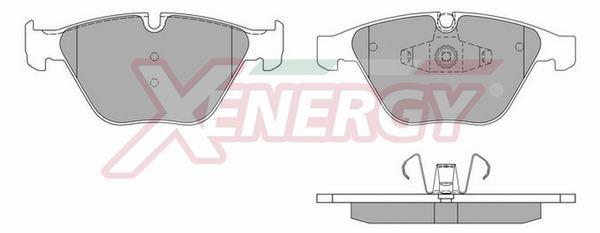 Jogo de 4 pastilhas de travão XENERGY ref. X41065