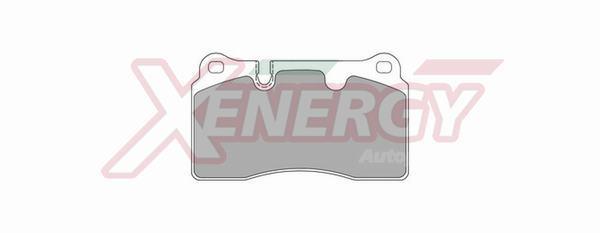 Jeu de 4 plaquettes de frein XENERGY ref. X41067