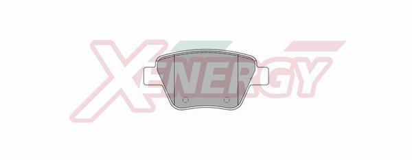 Jeu de 4 plaquettes de frein XENERGY ref. X41072