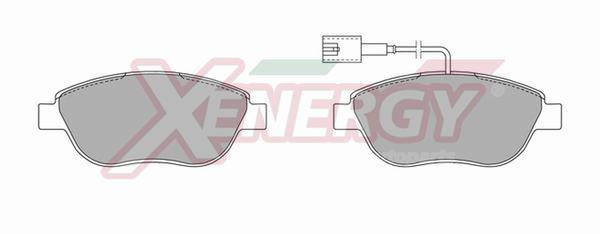 Jogo de 4 pastilhas de travão XENERGY ref. X41082
