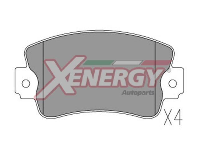 Jogo de 4 pastilhas de travão XENERGY ref. X41202